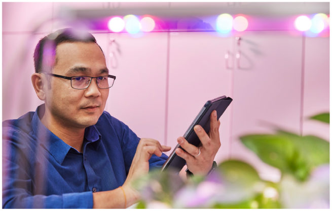 Portraits von internationalen Mitarbeitern in Arbeitssituationen bei OSRAM