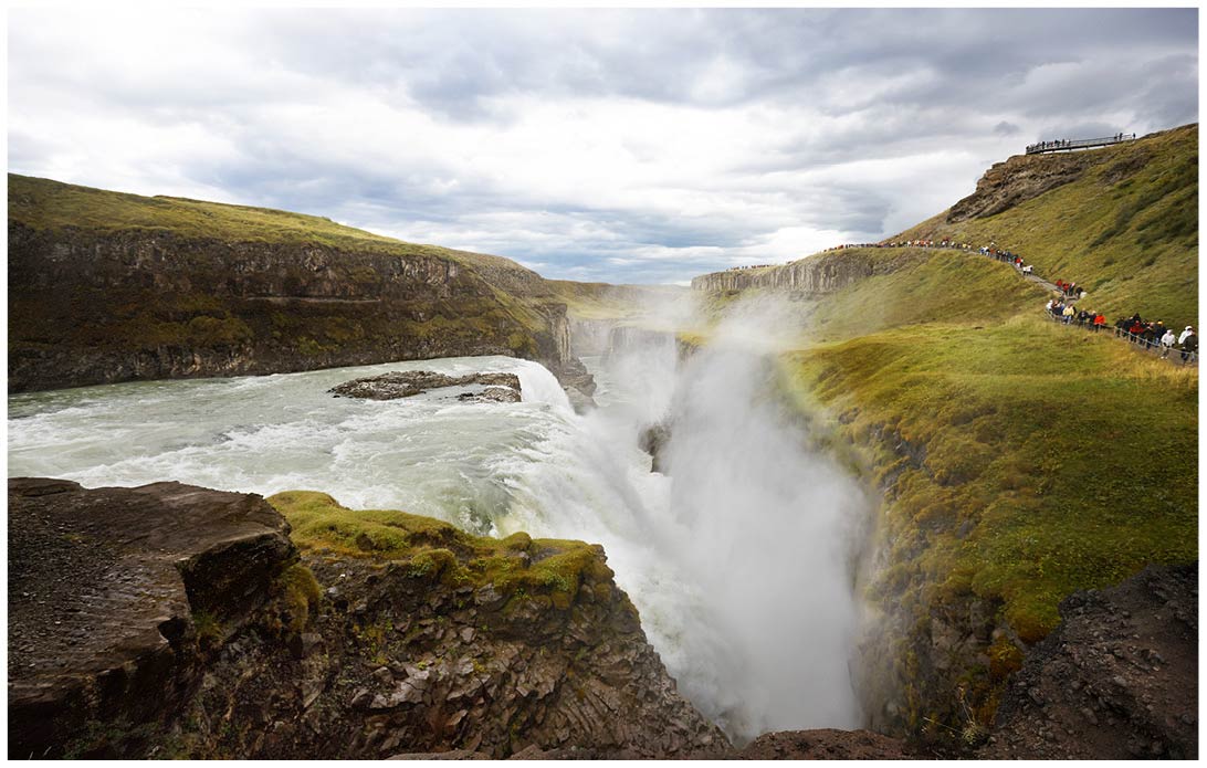 Gulfoss Wasserfall auf Island
