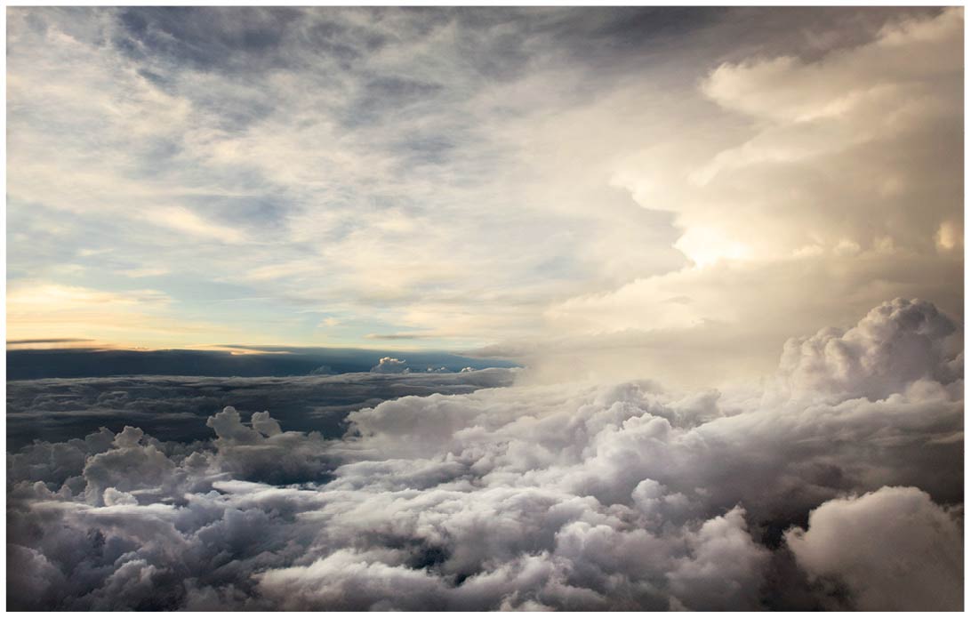 Cloudscape - Foto über den Wolken