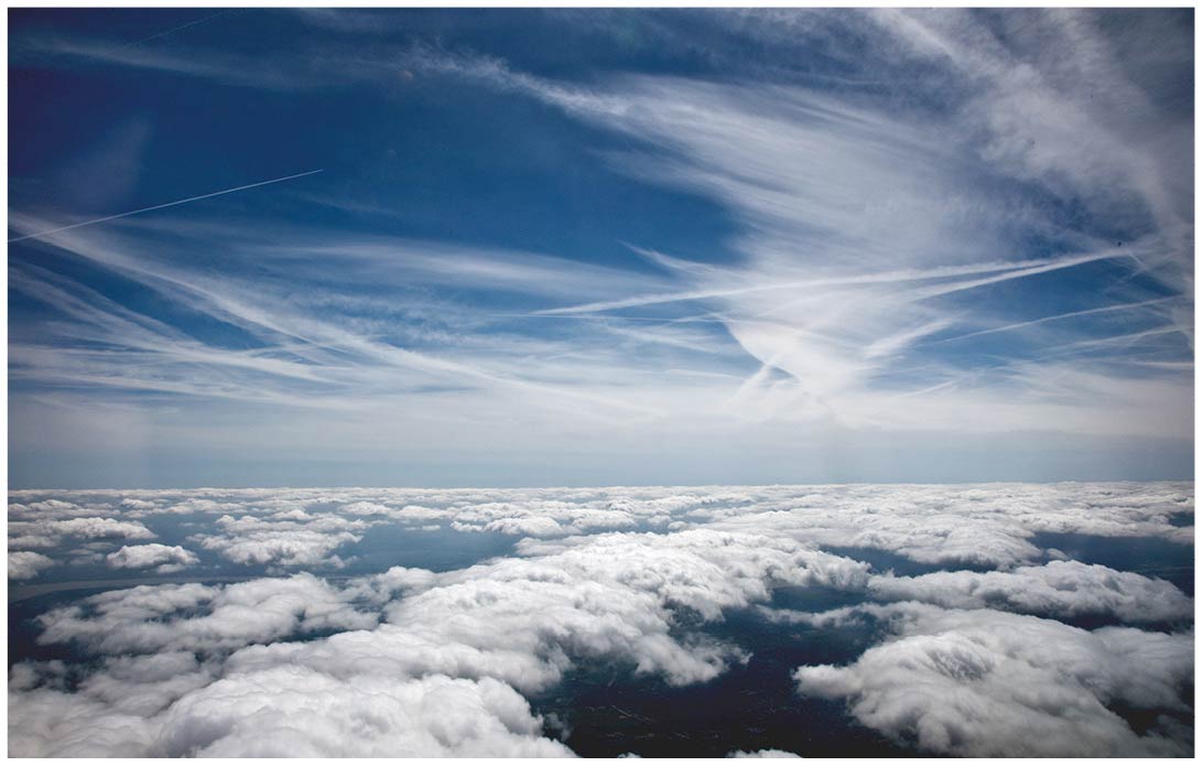 Cloudscape - Foto über den Wolken
